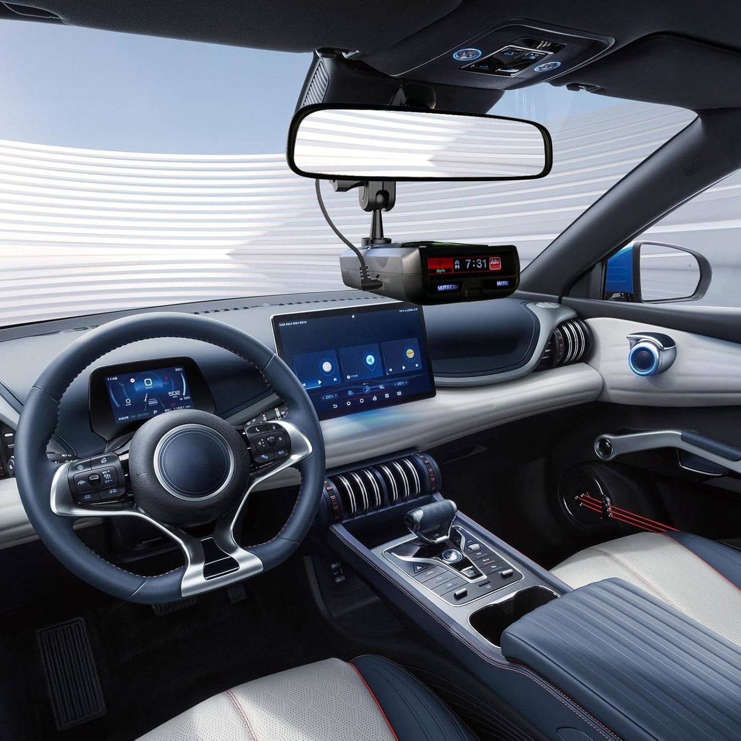 3 Types of DC3.5 Radar Detector Hardwire Power Cord Mirror Wire Plug Tap,with Inline Fuse Holder,Compatible with Cobra Escort Beltronics Uniden Whistler Valentine One Radar Detector (DC3.5-13.6'')