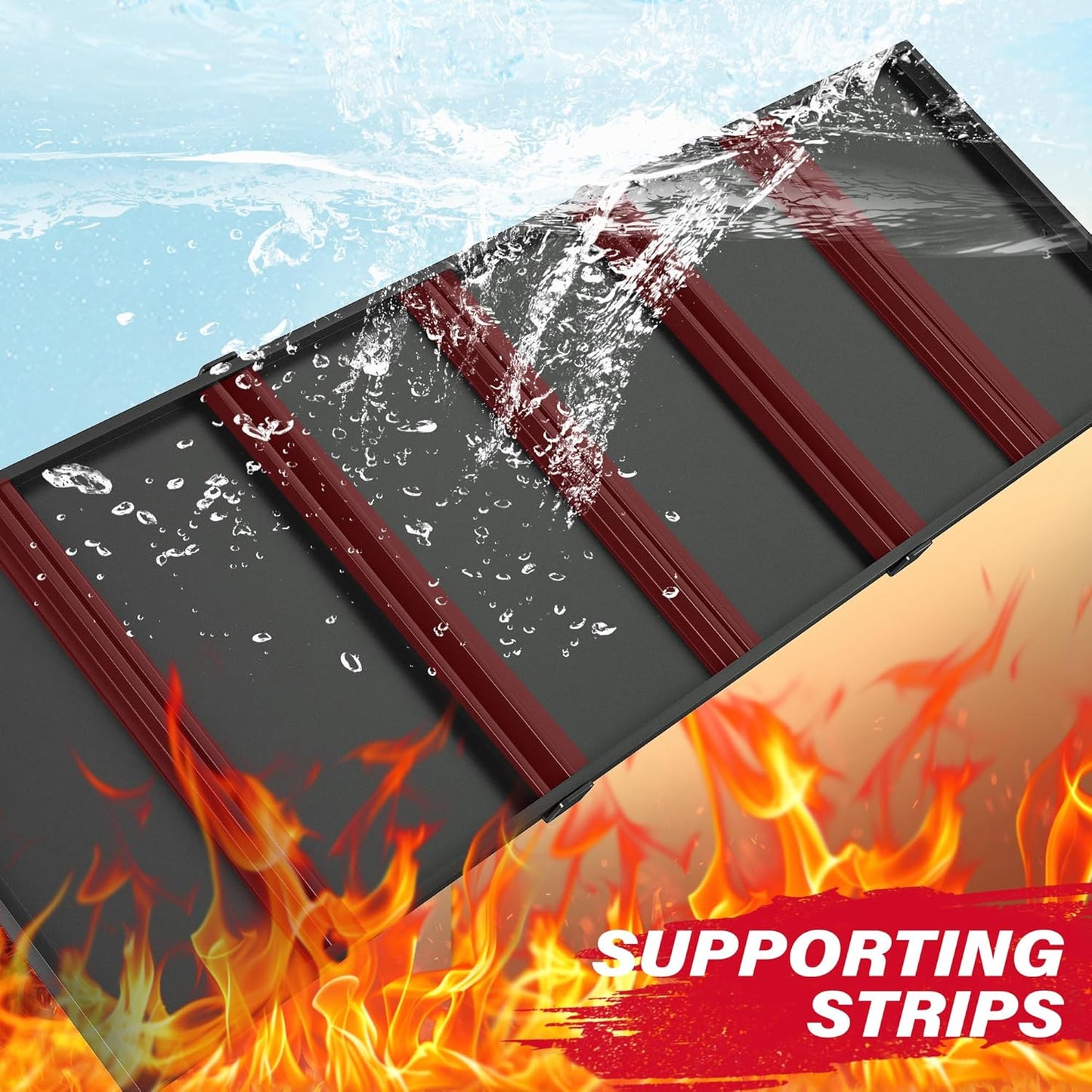 REIBII 84“H Garage Shelving Heavy Duty Storage Shelves 3500 LBS Adjustable Metal Shelving Uints and Storage for Garage, Warehouse, School, Commercial, Business, 60 "W x 24 "D x 84 "H, 2 Pack