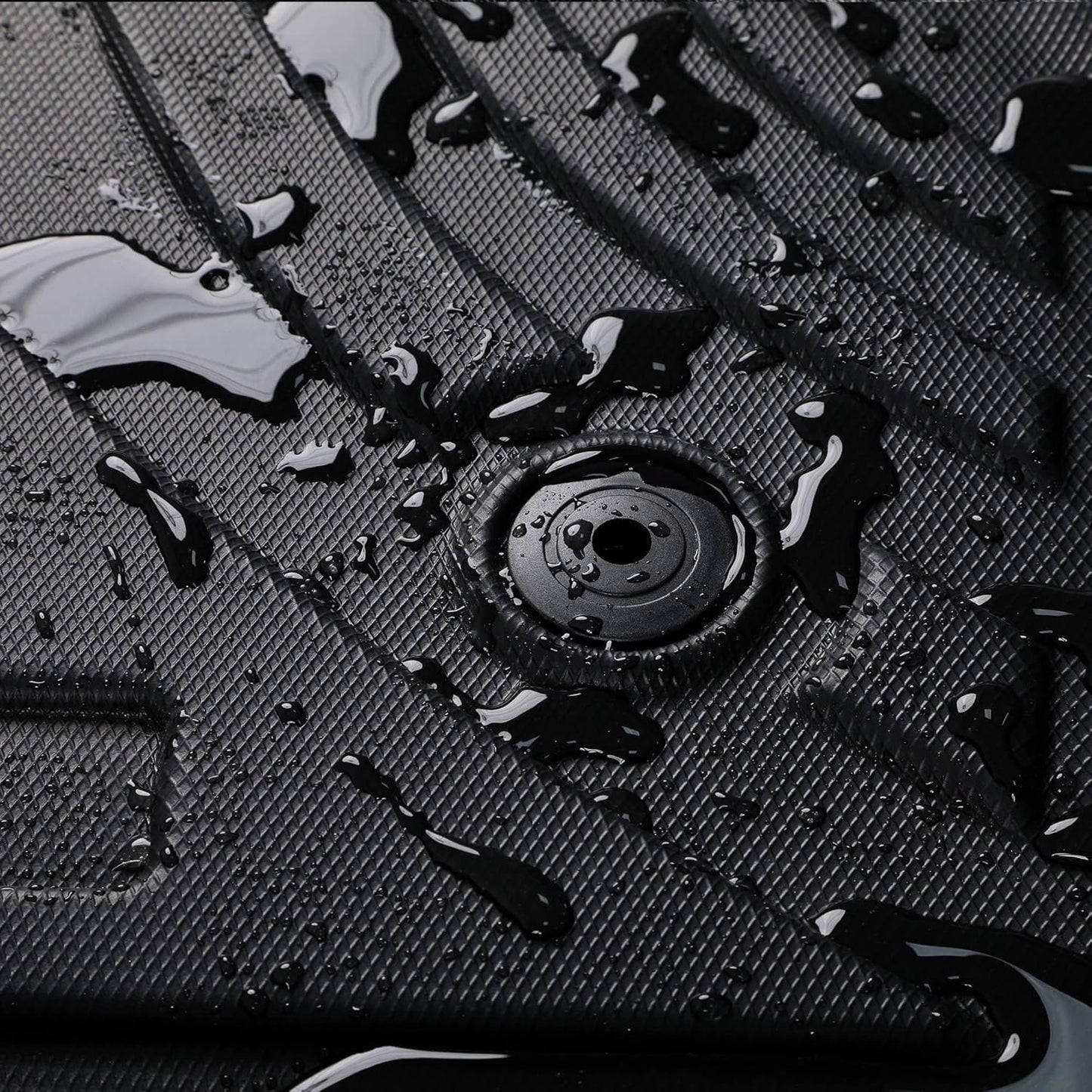 AUTOSAVER88 Floor Mats Fit for 2025 Toyota Tacoma Double Cab, All Weather TPE Floor Liners Custom Fit for 2024 Tacoma Automatic Transmission Non Hybrid, Front&Rear 2 Row Car Mats Accessories, Black