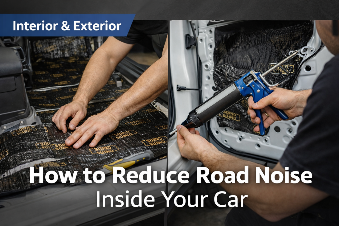 How to reduce road noise inside your car using sound deadening and door sealing techniques