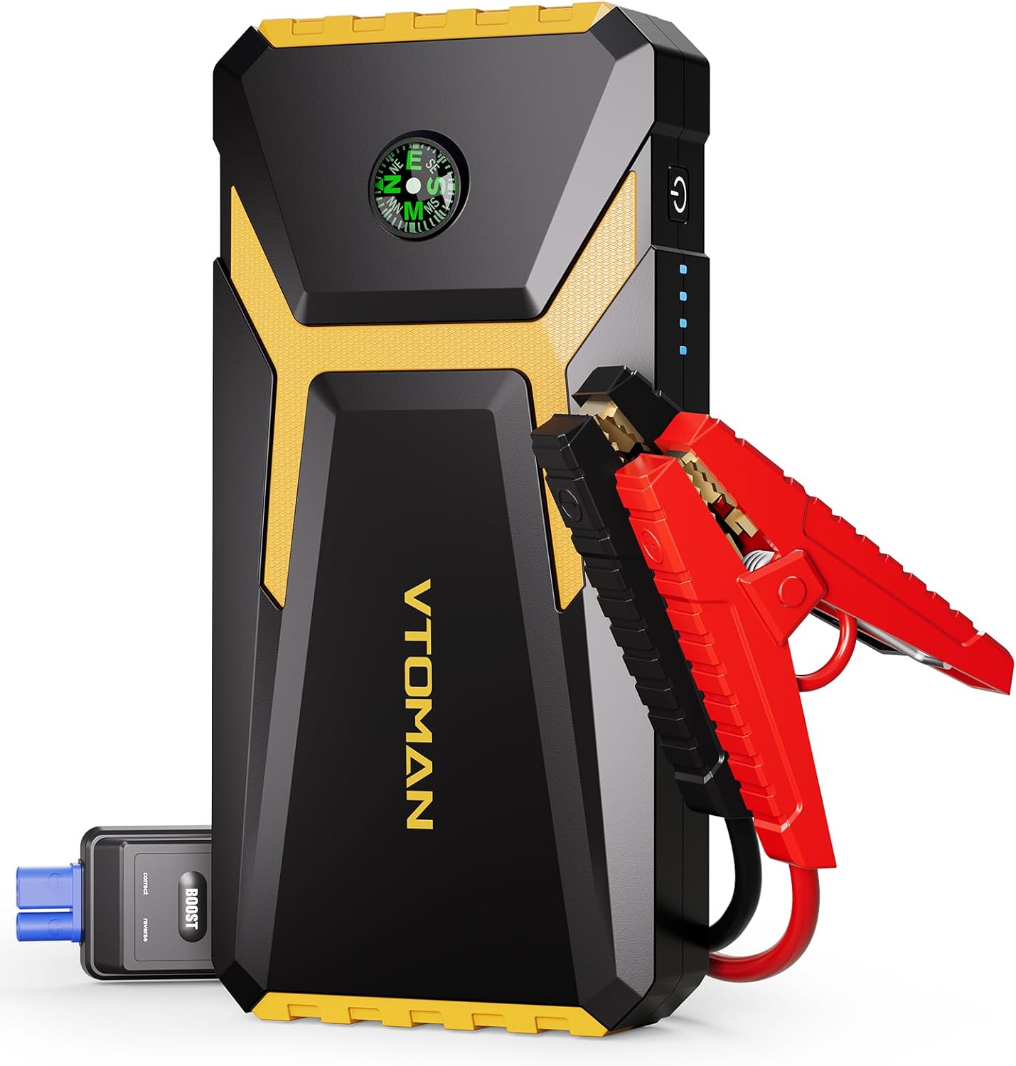 Compact, durable portable jump starter providing rapid, safe battery boosts for reliable on-the-go power.