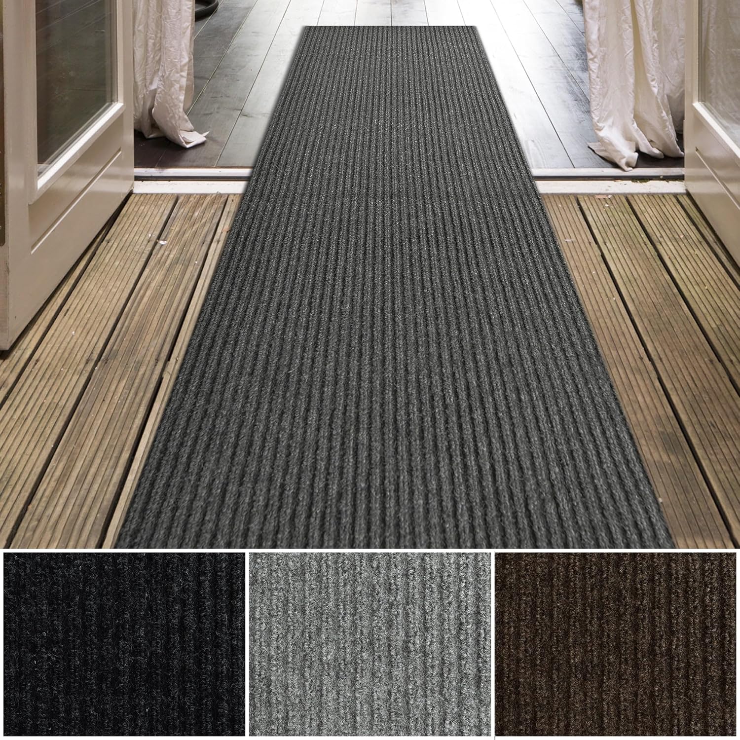 Durable home and garage rug designed to add comfort, warmth, and modern style to everyday living spaces.