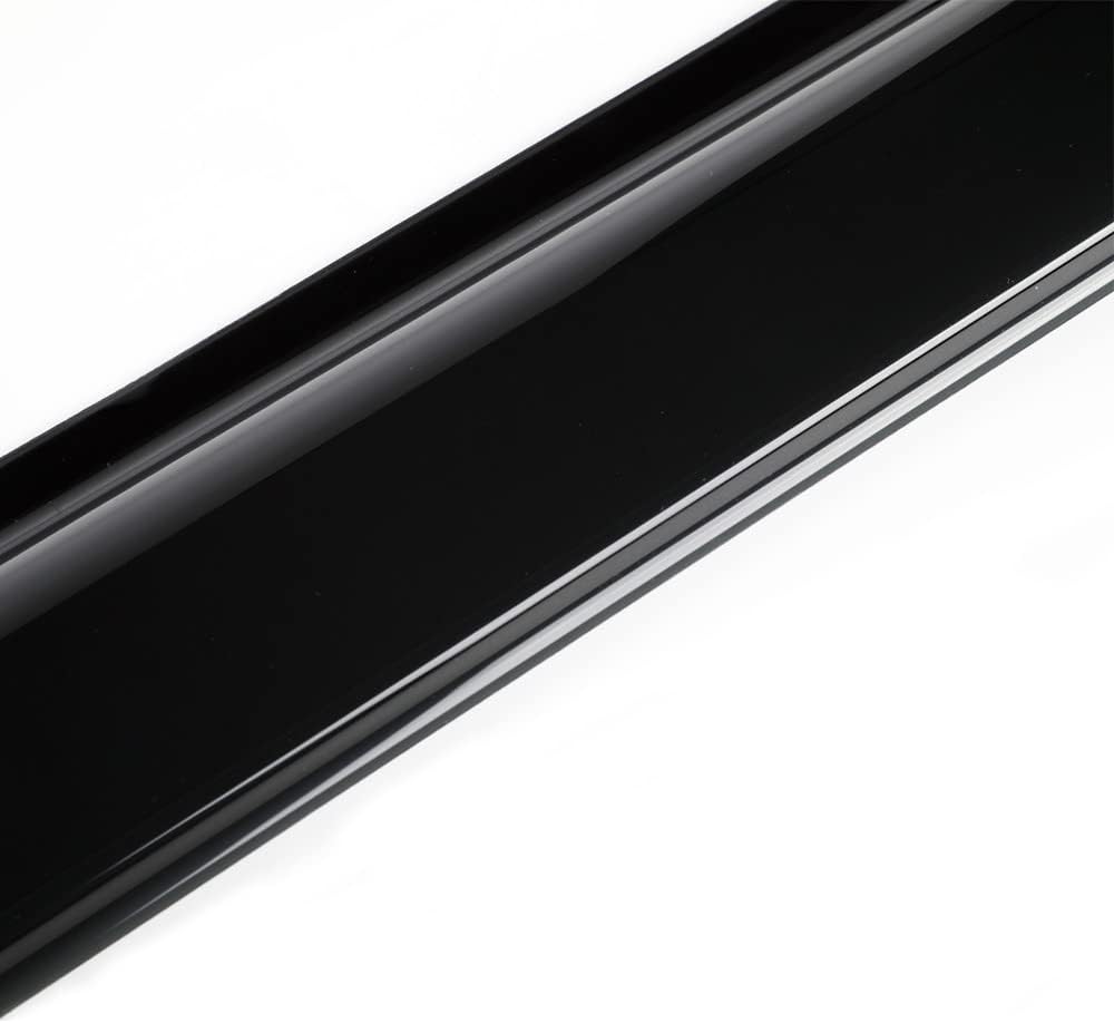 94368 Side Window Visors Wind Vent Deflector,4pcs Outside Mount Tape-On Nice Sun Rain Guards Set fit for 2015-2022 Jeep Renegade,Dark Smoke Window Shade