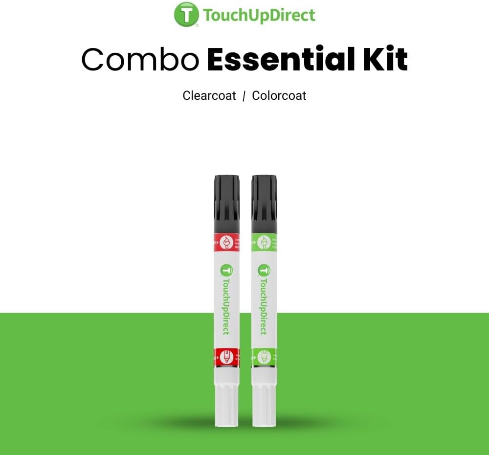 TouchUpDirect 209 Black Sand Pearl Compatible with Toyota Exact Match Touch Up Paint Combo - Essential Kit