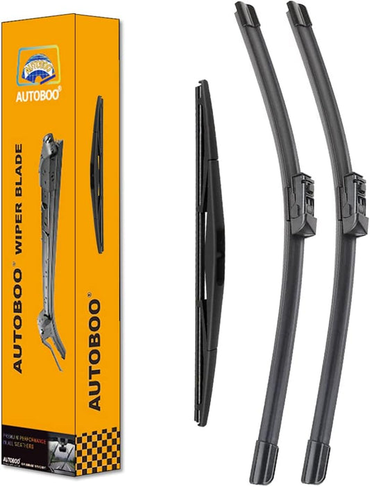 AUTOBOO 26"+20" Windshield Wipers with 14" Rear Wiper Blade Replacement for Subaru Ascent 2019 2020 2021 2022 2023-Original Factory Quality (Pack of 3)
