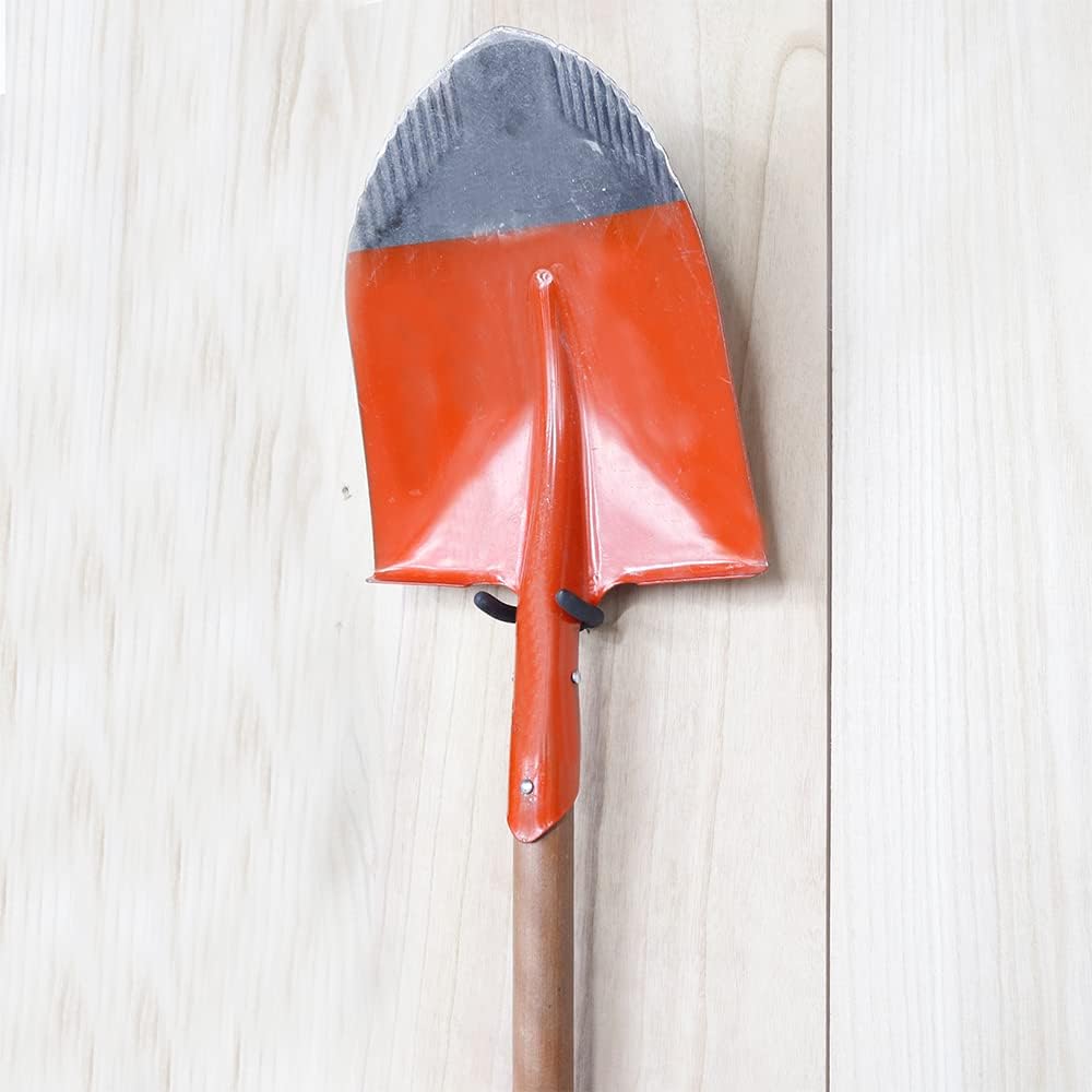 HUHOLE Screw in U Hook, Black, 16PC, Shovel Holder Wall Mount, U Hooks for Hanging Garden Tools