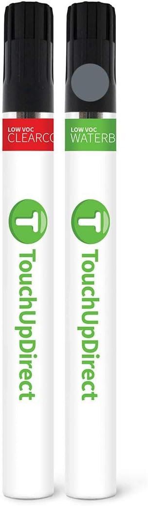 TouchUpDirect 1F9 Slate Metallic Compatible with Toyota Exact Match Touch Up Paint Brush - Essential Kit