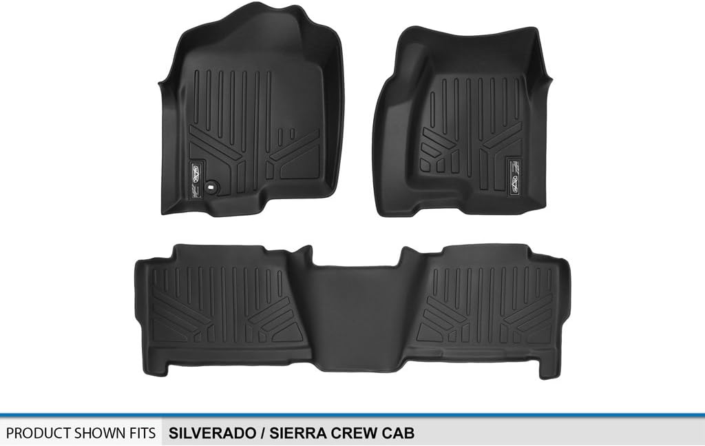 SMARTLINER Floor Mats Liner Set Compatible with 2002-2006 Cadillac Escalade ESV