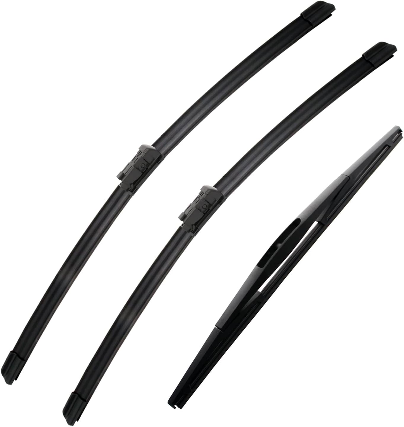 3 Wipers Set-26"+17" Front Windshield Wipers and 14" Rear Wiper Blade for Subaru Forester 2019-2022-Factory Original Equipment Replacement (Pack of 3)‎Push Button/Top Lock