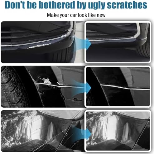 Radiant Black Touch Up Paint for Cars, Car Paint Scratch Repair Pen,Color Accurate Quick and Easy Fix Chip Rim Scuff Repair(Radiant Black)