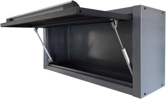JZD Metal Hanging Upper Tool Storage Cabinets,Wall Mounted Garage Chest