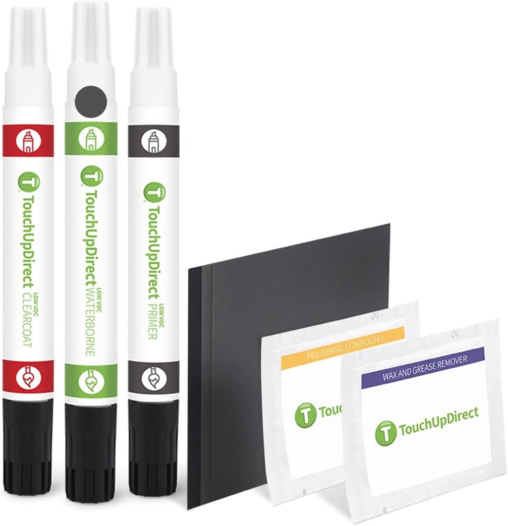 TouchUpDirect 1H1 Gray/Predawn Gray Metallic for Toyota Exact Match Touch Up Paint Combo - Platinum Package