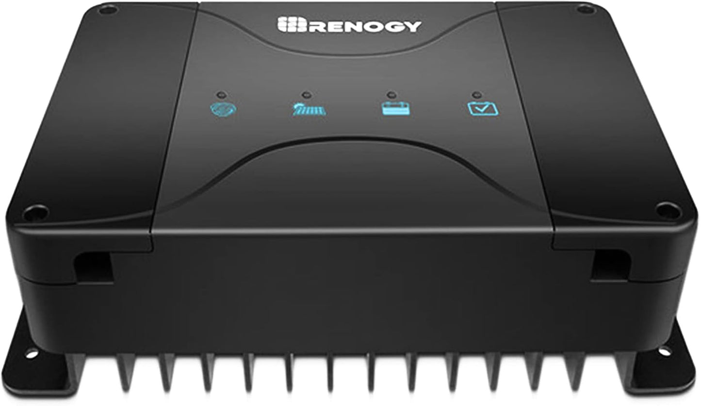Renogy 12V 30A DC to DC Charger with MPPT & Multi-Stage Charging - Smart On-Board Battery Charger for Solar/Alternator Input - Charges Lithium, AGM, Gel, Flooded Batteries in RVs, Cars, Marine