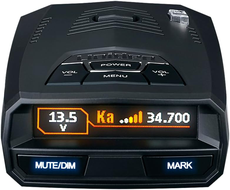 Bundle of Uniden R4w Extreme Long Range Laser/Radar Detector + Uniden Smart Hardwire Kit RDA-HDWKT with Mute Button and LED Alert.