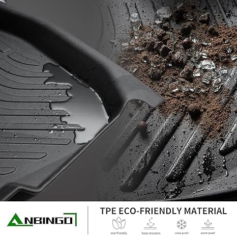 ANBINGO®-Floor Mats & Cargo Liner for Toyota Corolla Sedan 2014-2019 (Not for Hatchback or iM Models),TPE All Weather for Toyota Corolla Floor Mats,Corolla Accessories