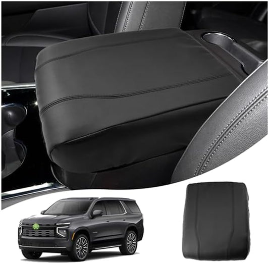 Ruiya 2025 Tahoe/Suburban Center Console Cover, for Chevy 2025 Tahoe/Suburban Accessories Soft Comfy Armrest Lid Cover Compatible with 2021-2025 Chevy Tahoe/Suburban RST/LS/LT/Premier/High Country