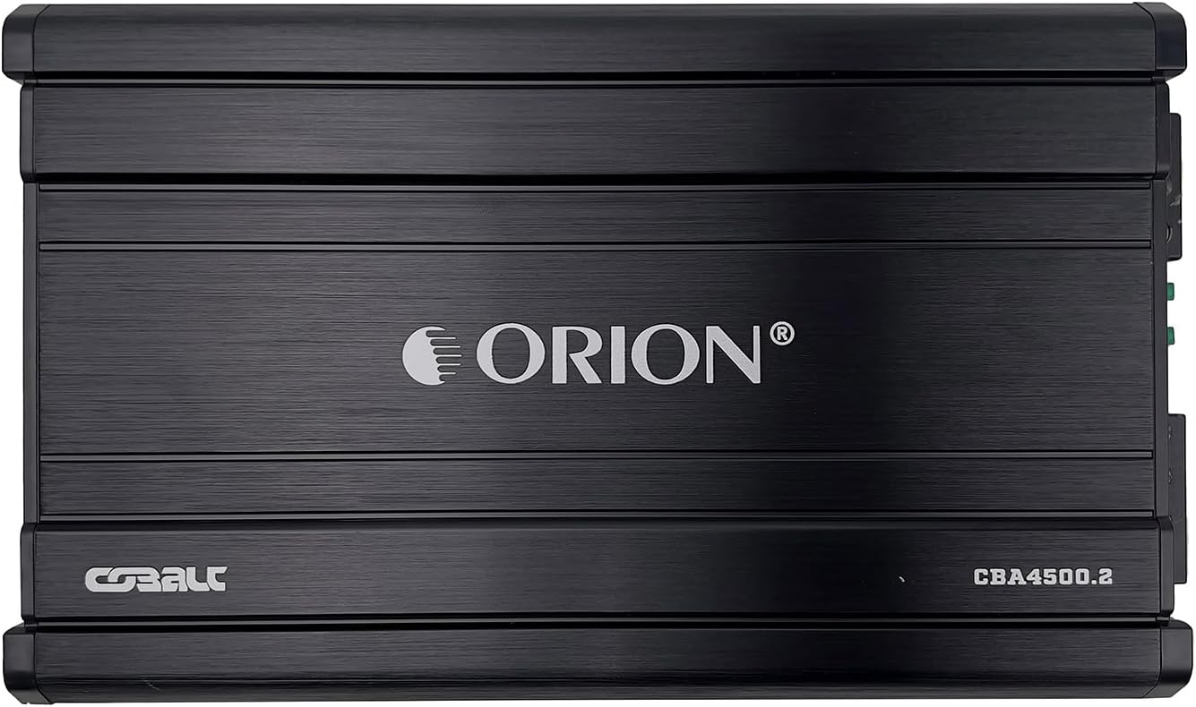Orion Cobalt Series CBA4500.2 High Efficiency 2-Channel Class A/B Amplifier for Car Audio Stereo - 4500W Output, 2/4 Ohm Stable, Adjustable Low/High Pass, Bass Boost, MOSFET Power Supply
