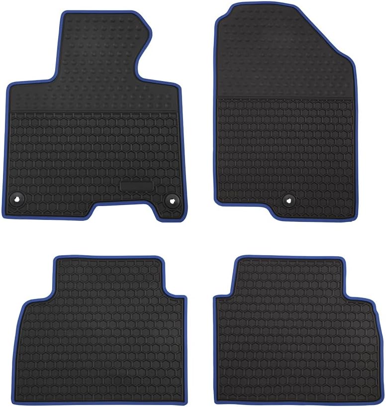 Car Floor Mats Custom Fit for Kia Sportage 2023 2024 2025（Non Hybrid） Odorless Washable Heavy Duty Rubber (All Weather) Floor Liners Set Blue