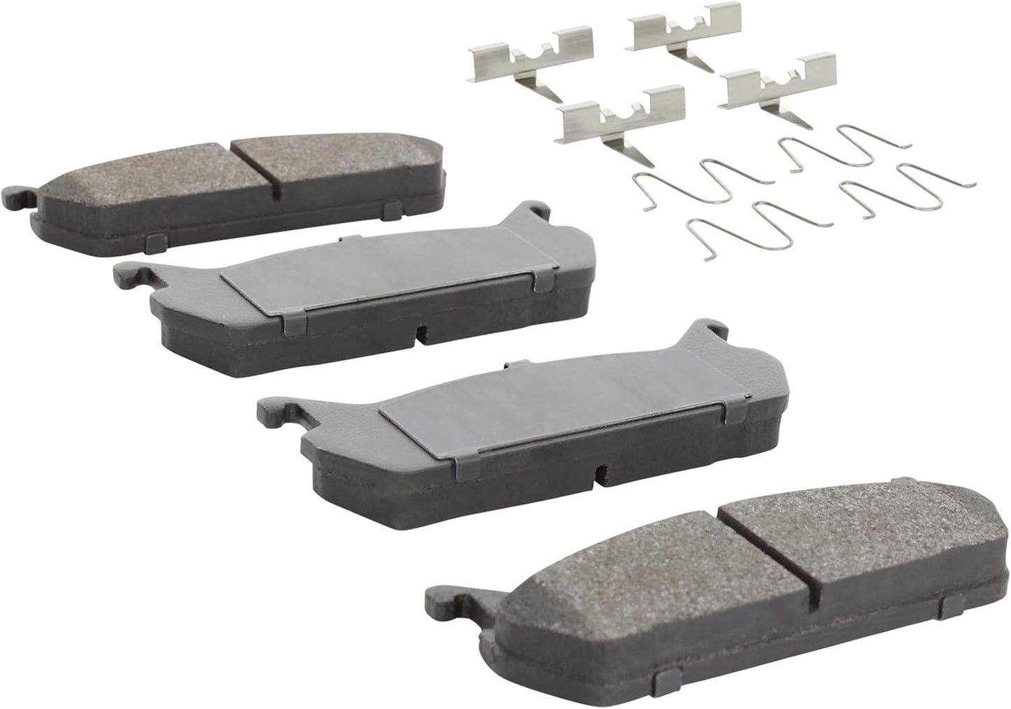 Premium Ceramic Rear Brake Pads (1001-0458C) Replacement for Ford Escort 1996-1991, Mazda 323 1991-1990, Miata 1993-1990, Protege 1994-1990, Mercury Tracer 1996-1991
