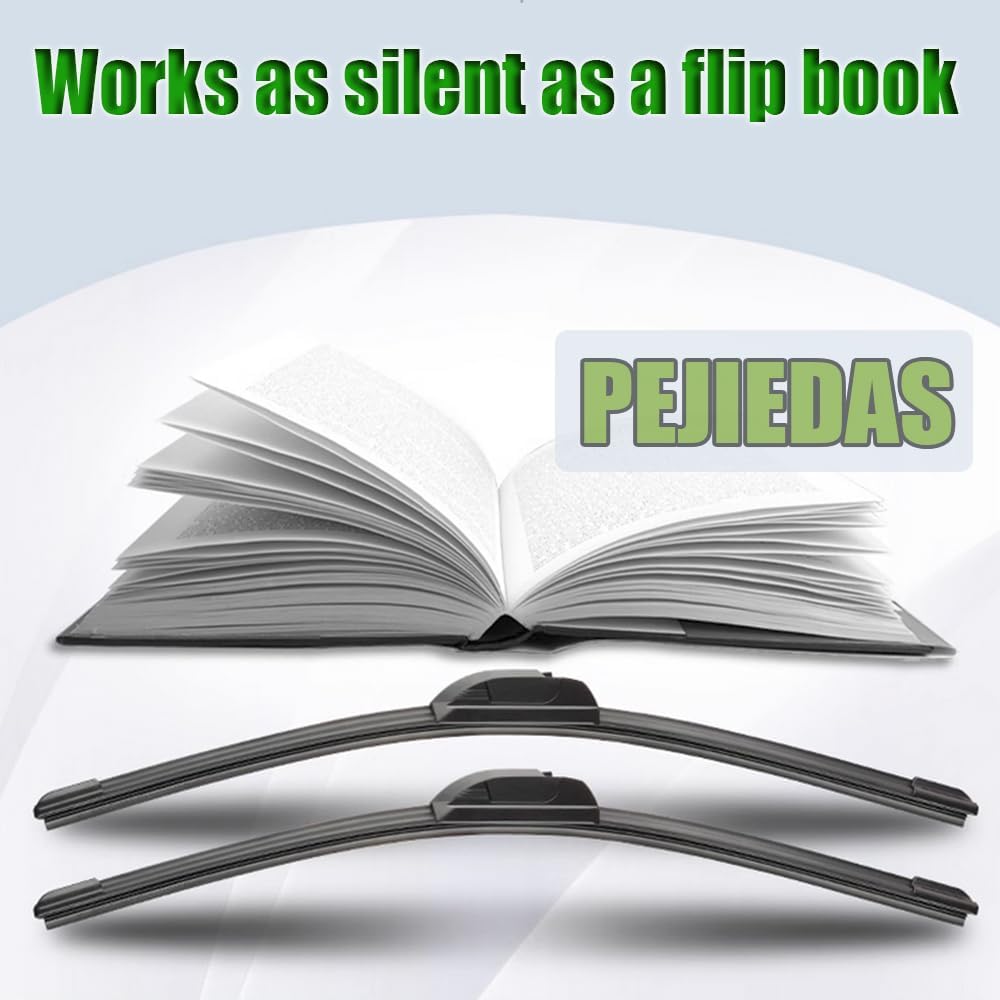 OEM Quality Front Wiper Blades, Replacement for 2016-2021 Honda Civic,2012-2017 Toyota Camry,2011-2021 Hyundai Sonata OE Original Style (26 Inch + 18 Inch Front Wiper Blades)