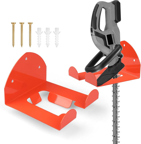 Weedeater Hanger,Trimmer Rack Heavy Duty Wall Mount for Weed Eater, Grass Trimmer, Hedge Trimmer – Garage Storage Organizer, Space-Saving Tool Holder