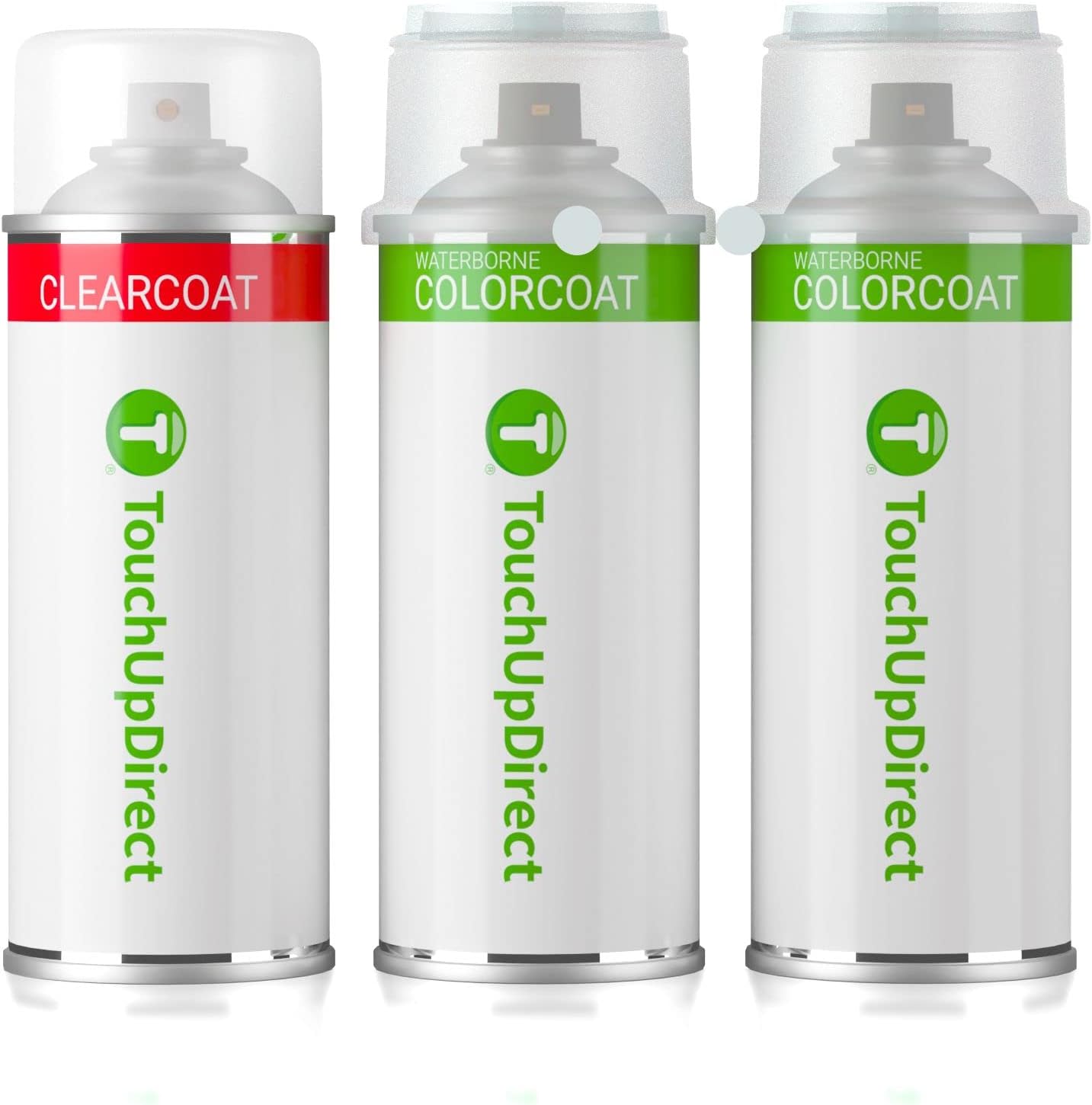 TouchUpDirect 089 Wind Chill Pearl Compatible with Toyota Exact Match Touch Up Paint Aerosol - Essential Kit