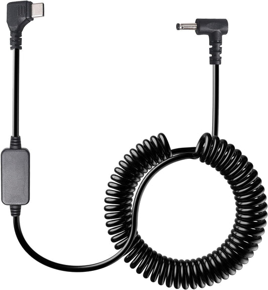 USB-C to DC3.5 Plug Radar Detector Power Cable,Type C 5V-12V Power Cord Compatible with Cobra RAD 480i, 350, 380, Uniden DFR1, DFR3, DFR5, Whistler, & Radenso Radar Detectors (8.2FT Length)