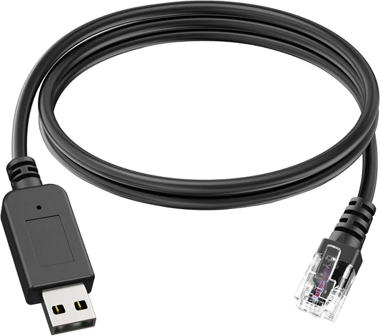 Radar Detector Cable, USB to RJ11 Plug,Replacement Radar Detectors Power Cable for Escort MAX 360 Unide R1 R3 R4 DFR8 DFR9 Passport 9500i Radenso XP Beltronics STI Radar Detector(RJ11-3.3ft)