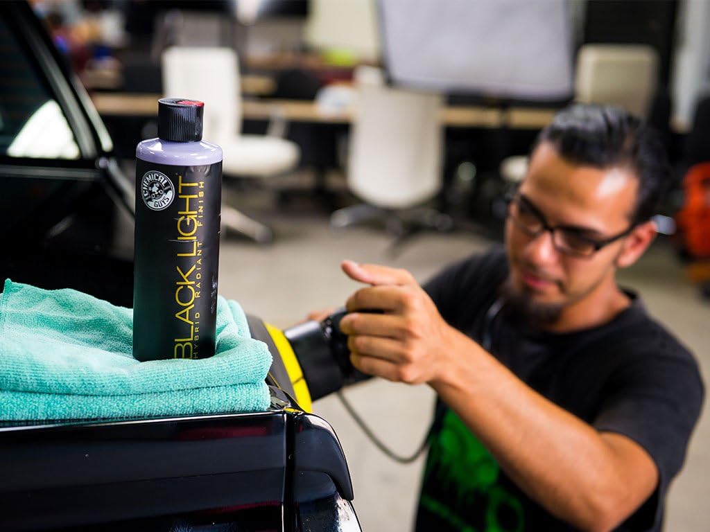 Chemical Guys GAP 619 16 Black Light Hybrid Radiant Finish, Glaze & Sealant, (Safe for Cars, Trucks, SUVs, & More) for Black and Dark Colored Cars, 16 fl oz