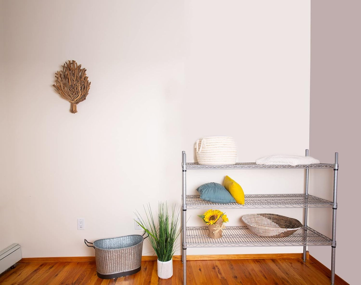 Omega 14" Deep x 36" Wide x 80" High 3 Tier Gray Starter Shelving Unit