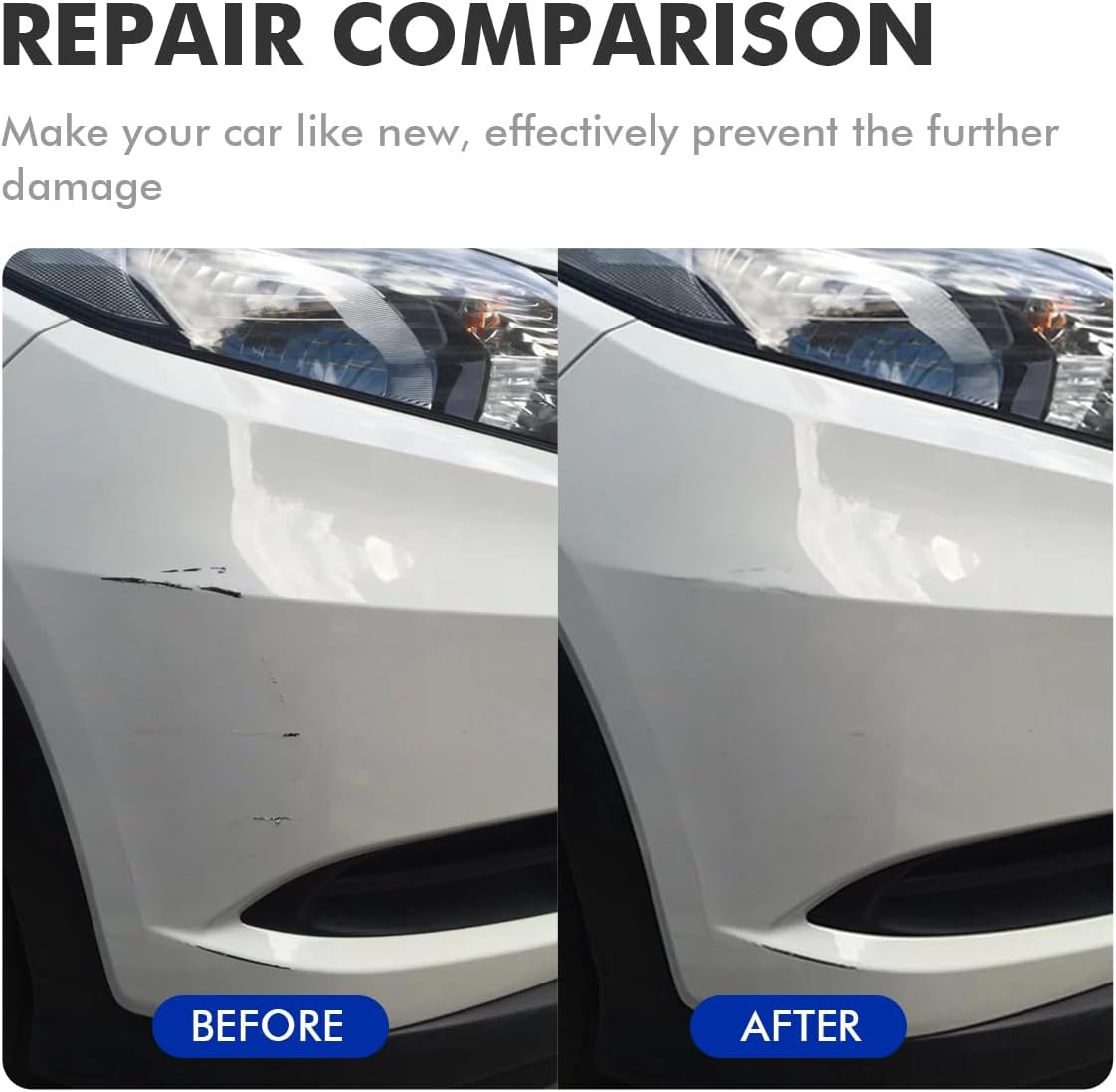 Quartz White (WW8) Touch Up Paint Compatible with Hyundai, DIY Car Paint Scratch Repair, Automotive Paints, Quick & Easy Fix Scratch Repair for Tucson/Elantra/Santa Fe/Sonata