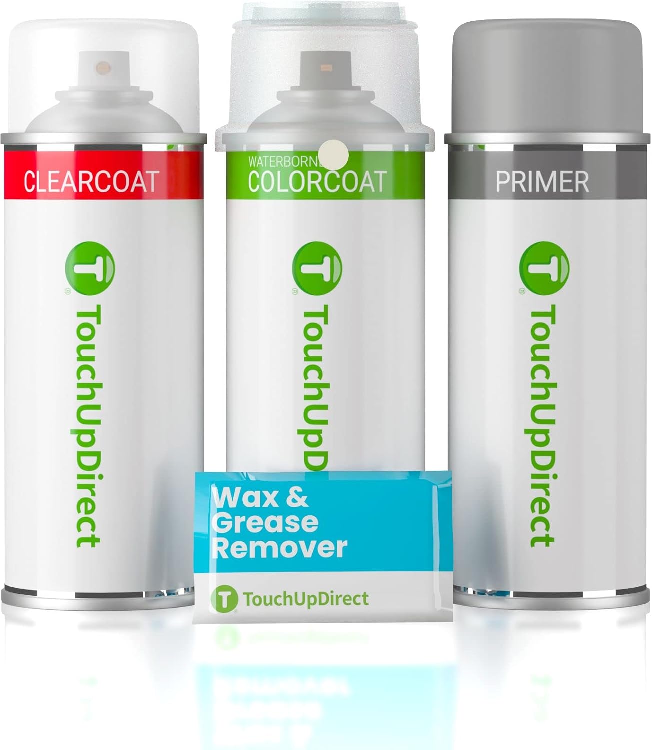 TouchUpDirect 1E7 Silver/Silver Streak Metallic Compatible with Toyota Exact Match Touch Up Paint Aerosol - Preferred Kit