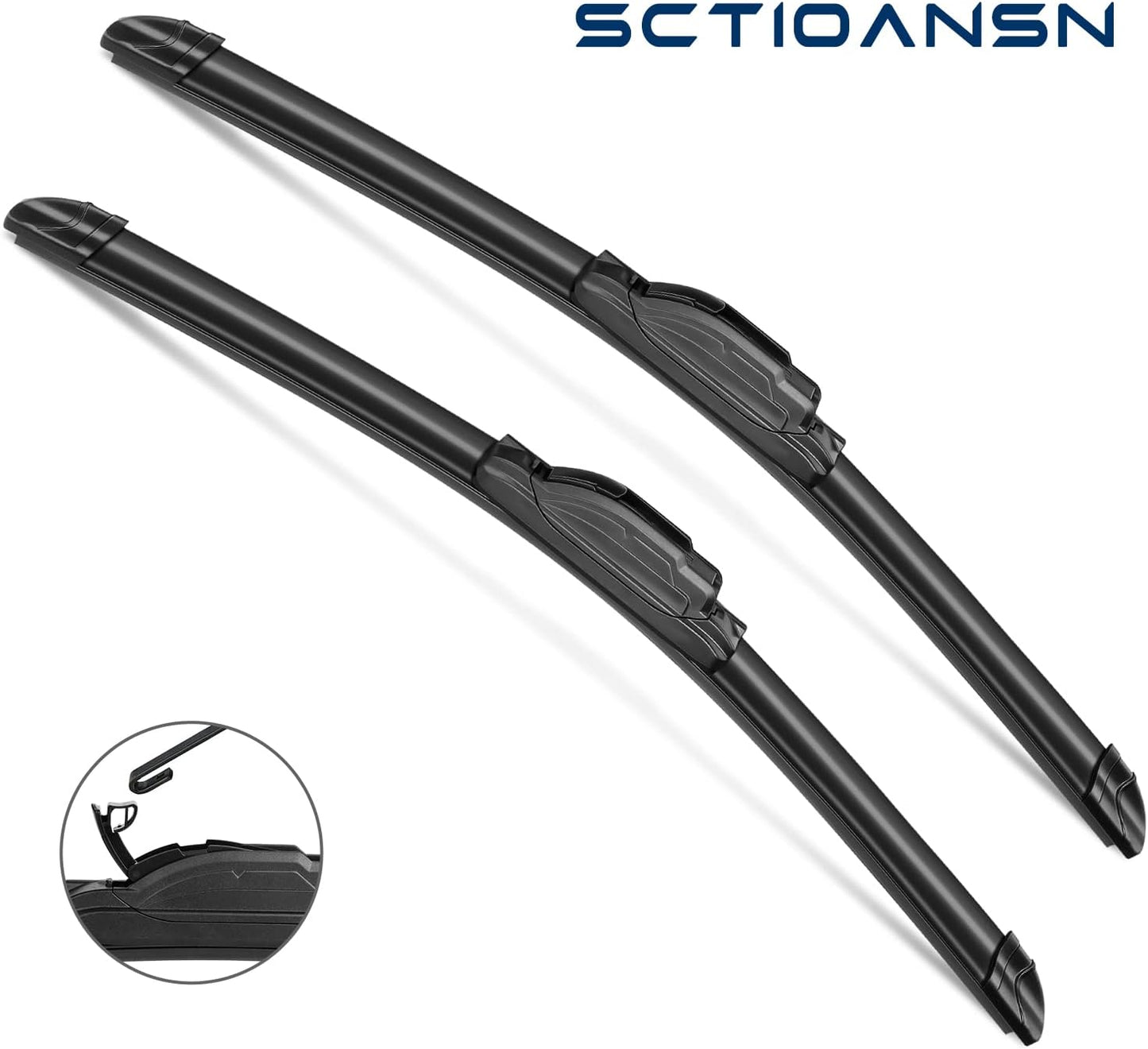 3 Wipers Set for Nissan Juke 2011 2012 2013 2014 2015 2016 2017, Windshield Wiper Blades Original Equipment Replacement Front and Rear- 22"/14"/12" (Pack of 3) J- HOOK