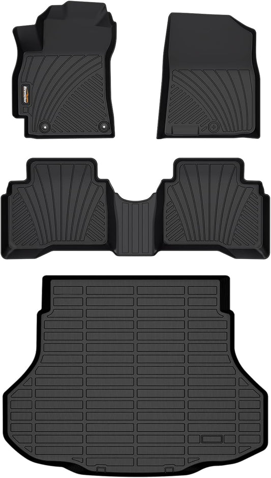 Binmotor-Floor Mats & Cargo Liner for Hyundai Elantra Hybrid 2025 2024 2023 2022 2021, All Weather Car Floor Mat for Elantra Accessories(Only Hybrid)