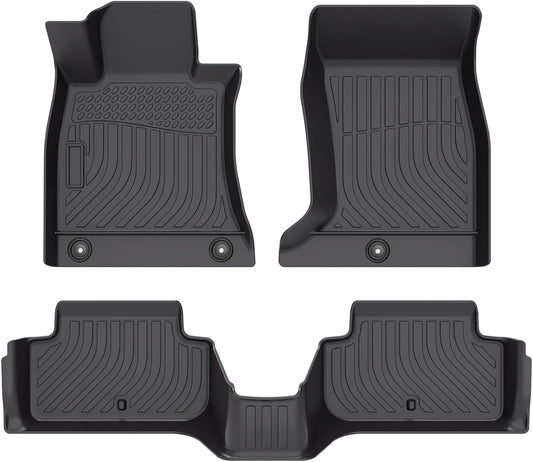 Cartist Floor Mats Compatible with Genesis G70 RWD 2019-2025 Accessories (Not fit AWD) All Weather Floor Liner 2 Rows Carpet Protection 3D TPE Odorless