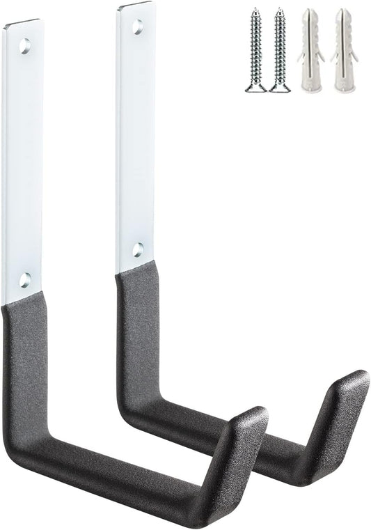 Heavy Duty Steel Hooks ,Garage Storage Utility Hooks,Heavy Duty Tool Organizer,Steel Wall Mount Hooks, Hose Hanger, Steel Garage Garden Hooks (2)