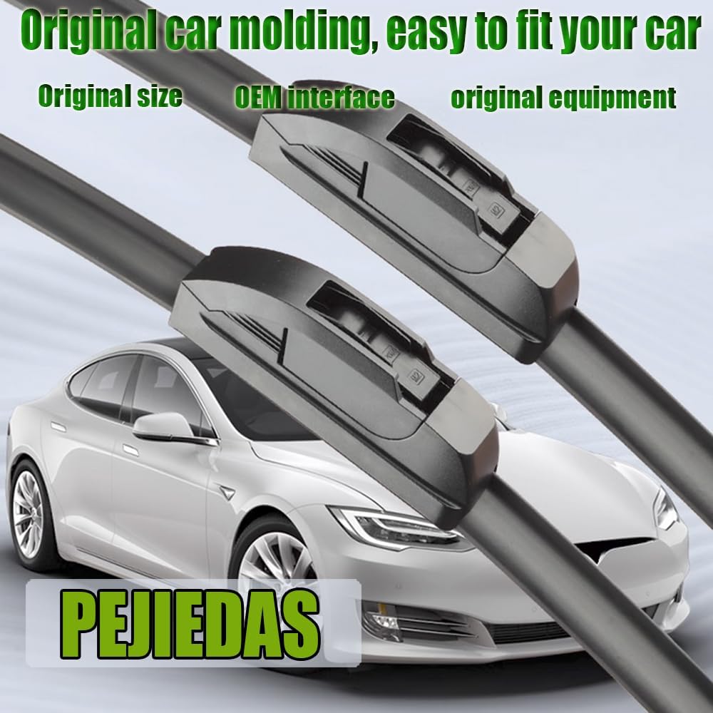 OEM Quality Front Wiper Blades, Replacement for Ford F150 F-150 F250 F350 F-Series 2008-1999 Expedition 2006-1999 Explorer 2010-2005, OE Original Style (20 Inch + 20 Inch Front Wiper Blades)