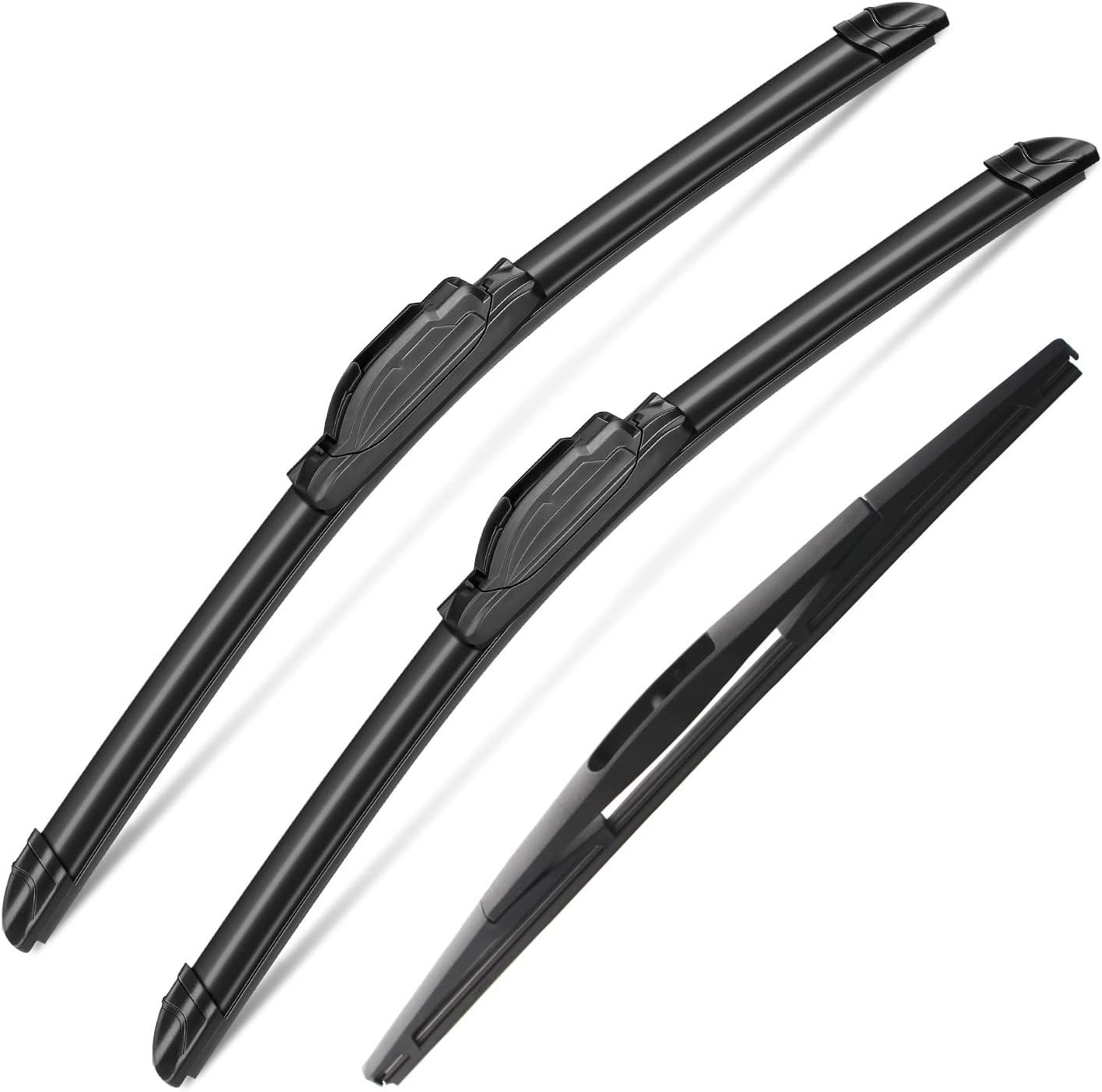 3 Wipers Set for Mazda CX-3 2016 2017 2018 2019 2020 2021, Original Equipment Replacement Windshield Wiper Front 22"+19" with 10 Inch Rear Wiper Blade (Pack of 3) J- HOOK