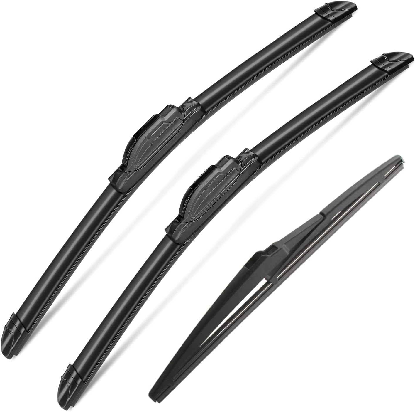 3 Wipers Set for Jeep Grand Cherokee 2014-2021, Windshield Wiper Blades Original Equipment Replacement Front and Rear- 22"/21"/11A" (Pack of 3) J- HOOK