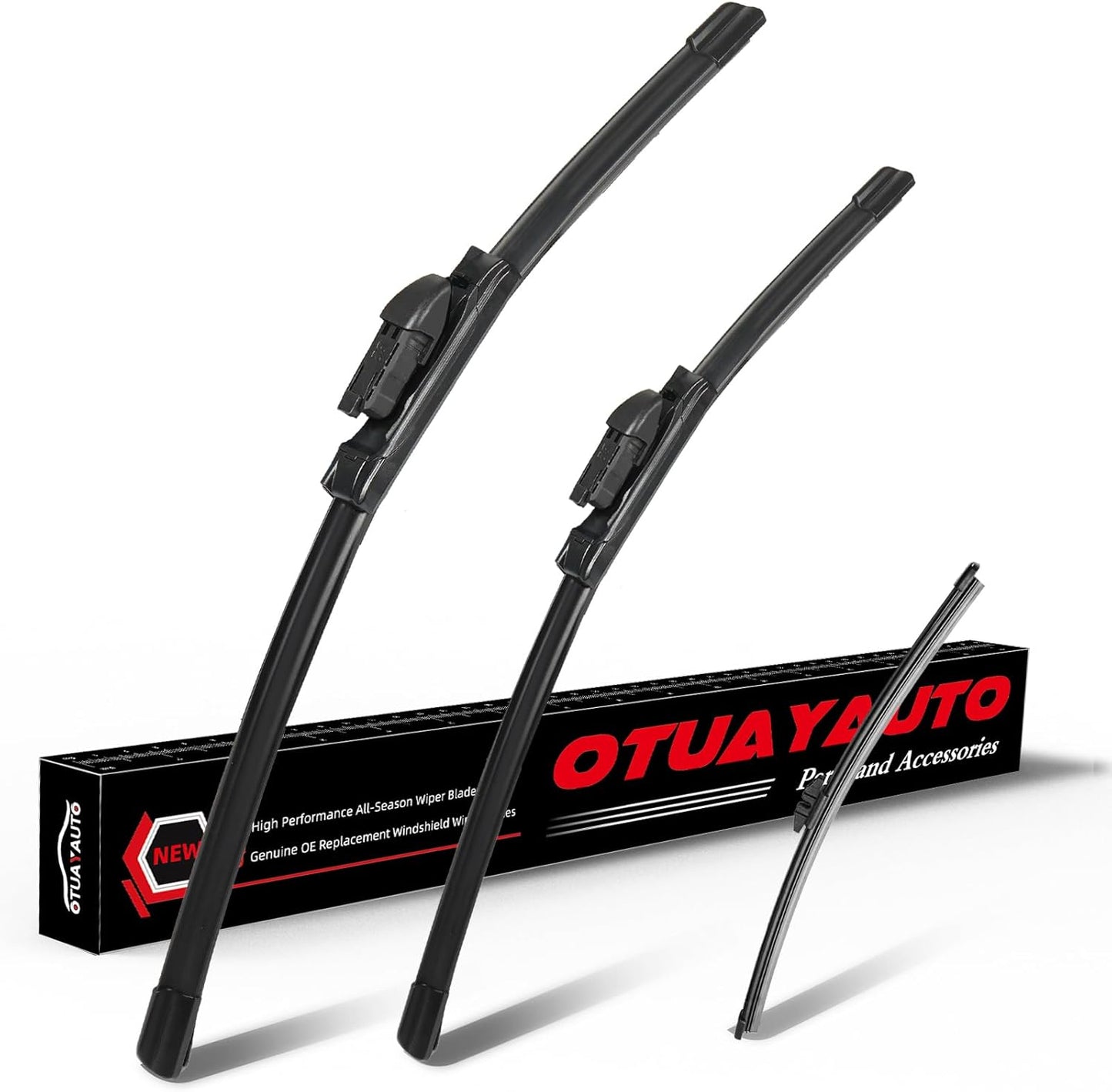 OTUAYAUTO Windshield Wiper Blades - Replacement for Ford Bronco Sport 2021-2024, Front and Rear Wipers Set, Top Lock - 22"+20"+10" (Pack of 3)