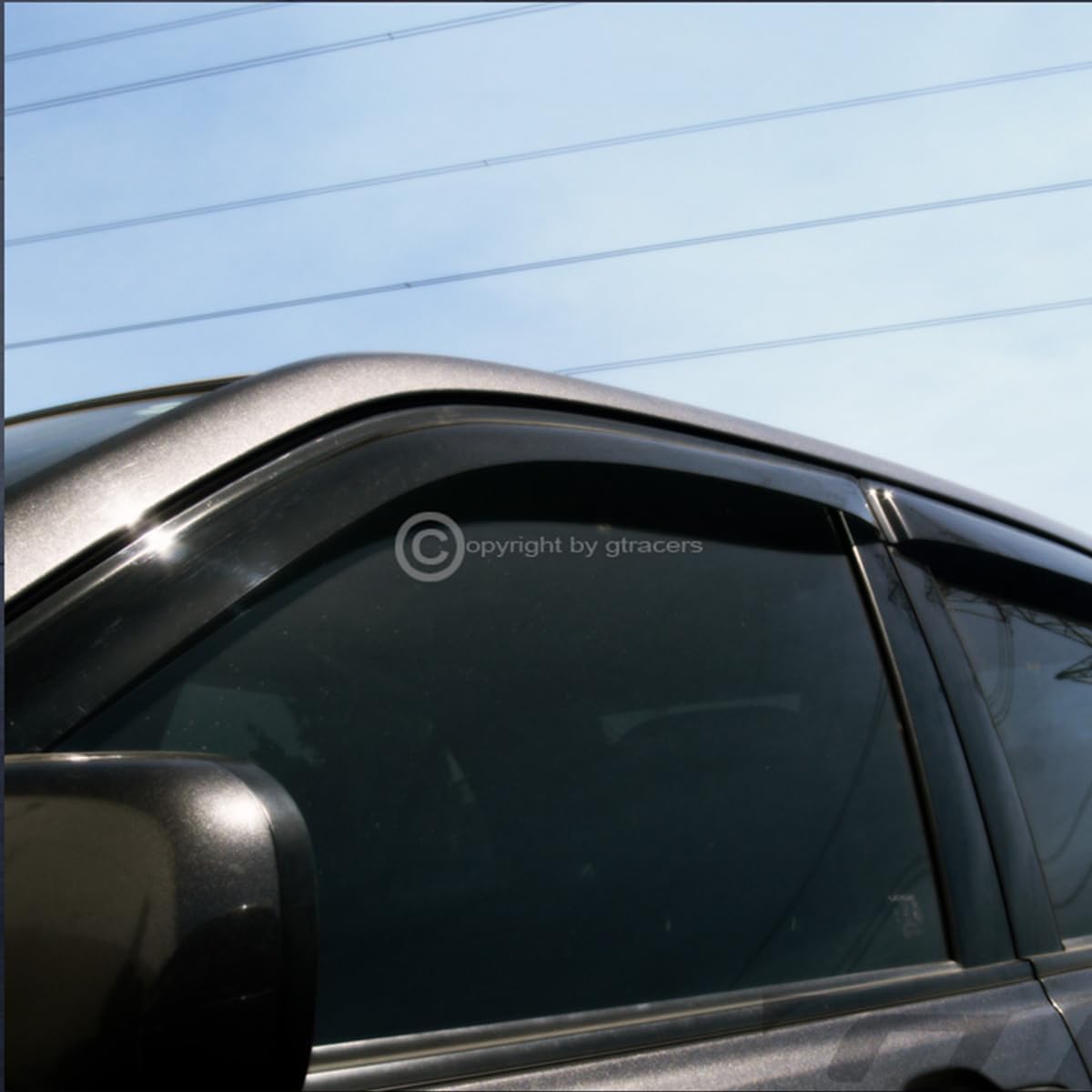 in-Channel Window Visors Vent Shade Rain Guards - Compatible with 1992-2000 Chevy C/K 2500 3500, 1992-1998 Silverado, 1992-1999 Suburban, 1995-1999 Tahoe, 1999-2000 Cadillac Escalade