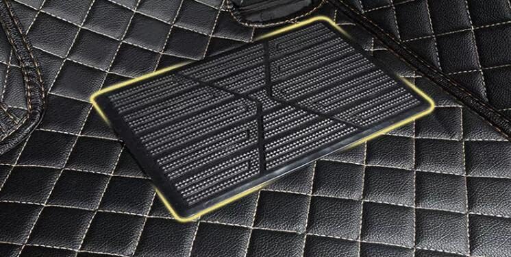 Custom All-Weather Protection Leather Car Floor Mats for Cars Sedan SUV Sports Car Waterproof Floor Mat (Green)