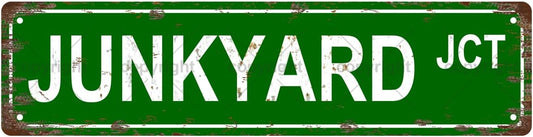 JUNKYARD JCT Space Vintage Metal Tin Sign, Street Sign, Home Decor, Room Decor, Wall Decor, Bathroom Decor, Bar Decor, Cafe Decor, Garage Decor, 16 x 4 Inch