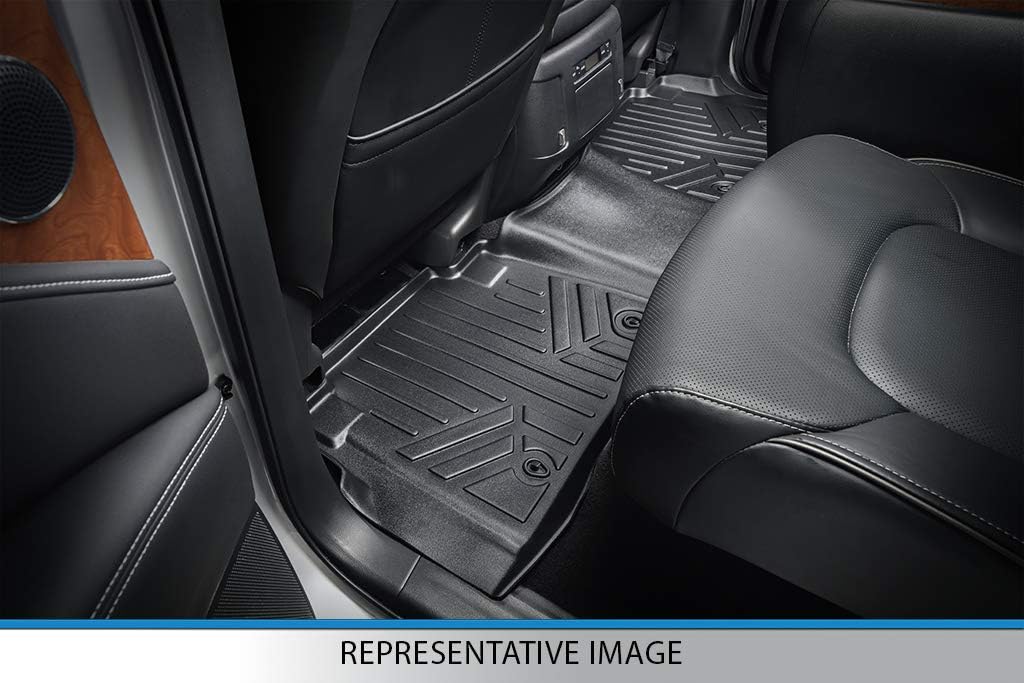 MAXLINER Custom Fit Floor Mats 2 Row Liner Set Compatible with 2007-2013 Chevrolet Avalanche