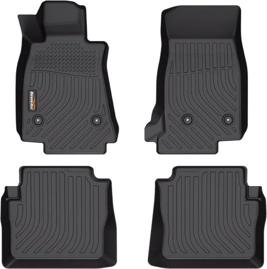 Binmotor-All Weather Car Floor Mats for Cadillac CT5 2020-2025, TPE Rubber Liners Waterproof Car Mats Custom Fit for Cadillac CT5 Accessories
