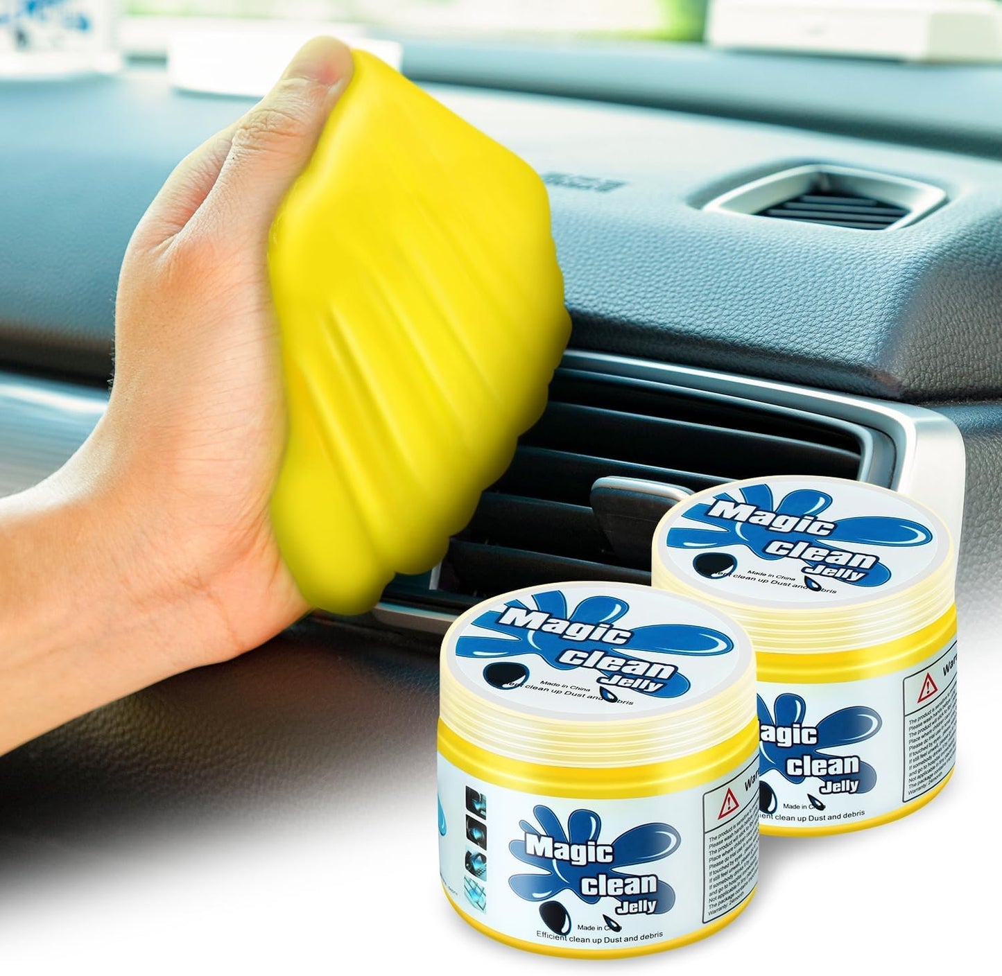 DNA MOTORING Car Cleaning Gels Auto Detailing Tools Cleaning Putty Car Interior Cleaner, Car Jelly Cleaner, Keyboard Cleaner, Car Cleaning Supplies Car Gifts for Men Women, TOOLS-00256