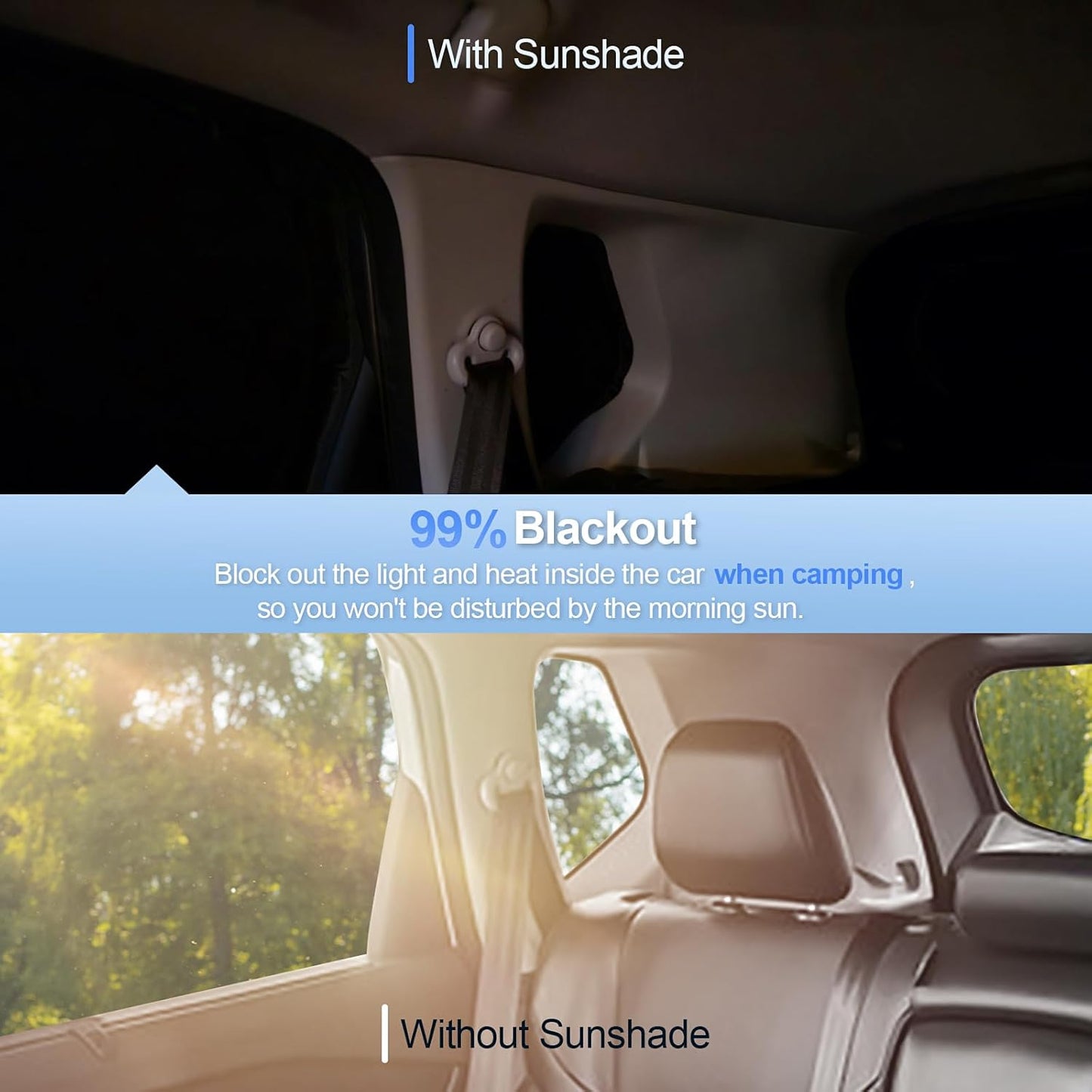 8pcs Car Window Shades for Subaru Outback Wagon 2010-2014 Accessories,Windshield Side Rear Full Sunshade,Sun Visor UV Blocking, Privacy Protection and Blackout for Camping Outdoor