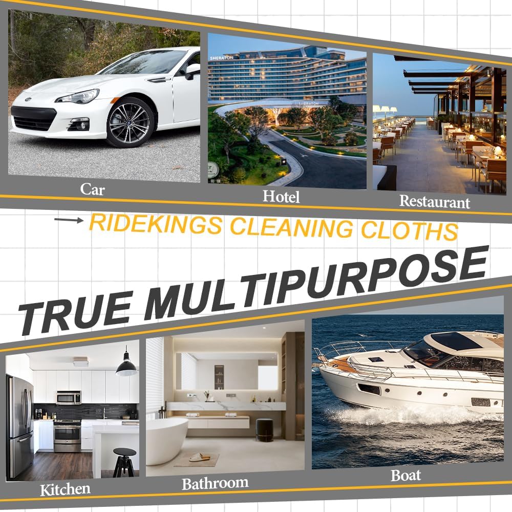 Coral Fleece Car Wash Cleaning Towel for Car,Absorbent, Lint-Free, Extra Soft,Reusable and Durable,Interior Coral Fleece Rags 16in x 16in-Grey 6 Packs