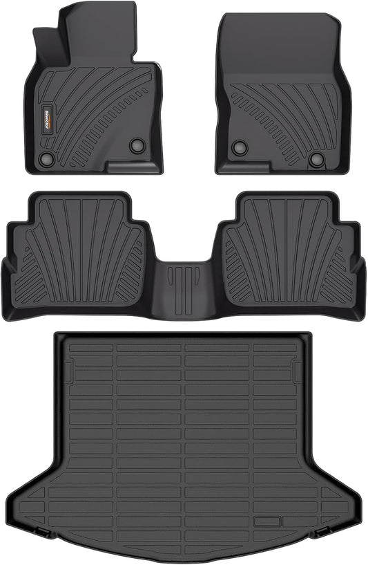 Binmotor-All Weather Floor Mats Cargo Liner for Mazda CX-5 2023 2024 2025, Car Floor Mat CX5, Trunk Cargo Mat for Mazda CX5 Accessories Car Mats