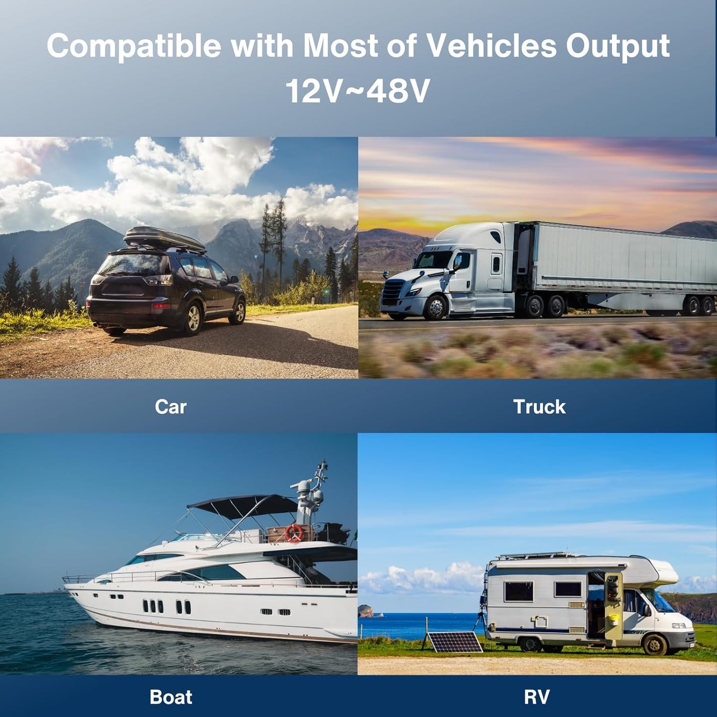 DC to Car Charger Power Cable for Starlink Mini 3M/10FT, 100W 20V/5A Output, Support 12~48V Cigarette Lighter, 19AWG Cord, Waterproof Barrel Jack for Outdoor Use, Car, RV, Truck, Boat